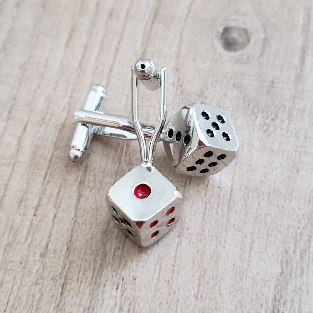 NWT Dice Vegas Cufflinks